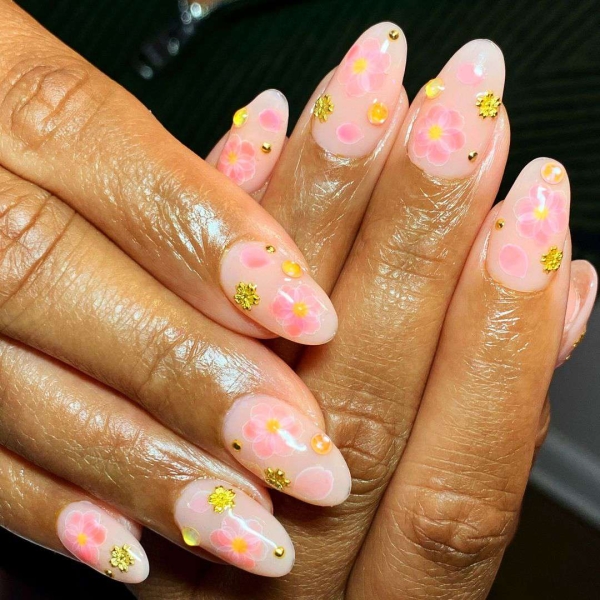 From raised petals to metallic decals, there are lots of ways to achieve 3D flower nail designs. Scroll through 16 jaw-dropping designs to inspire your next manicure.