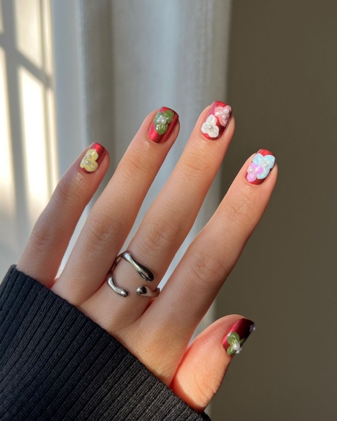 From raised petals to metallic decals, there are lots of ways to achieve 3D flower nail designs. Scroll through 16 jaw-dropping designs to inspire your next manicure.