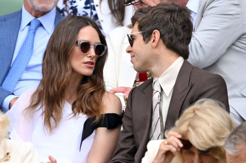 Keira Knightley made an appearance at Wimbledon for the first time in 10 years alongside her husband, James Righton. See what she wore to the match here.