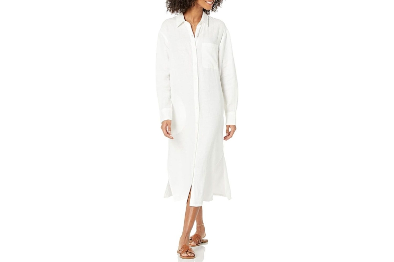 Meghan Markle, Jennifer Lopez, and Kim Cattrall are fans of lightweight, breezy linen pieces that make them look stylish in warm weather. Shop the cooling summer staple for under $40 on Amazon.