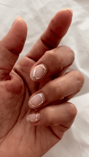 Metallic nails offer an easy way to create a bold look that functions like jewelry — you can wear them seamlessly with any outfit.