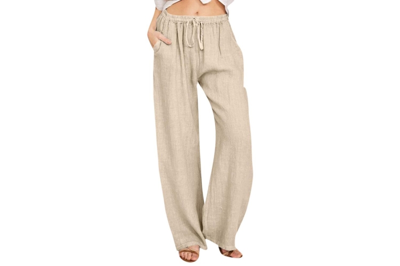 Sarah Jessica Parker, Jennifer Lopez, and Meghan Markle have worn linen pants this summer, which are much breezier than jeans. Shop 10 linen pants at Amazon on sale, starting at $8.