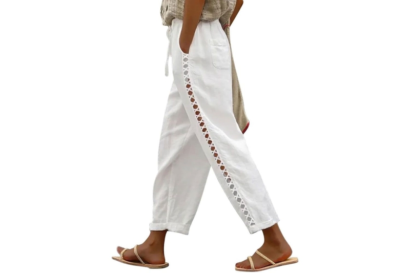 Sarah Jessica Parker, Jennifer Lopez, and Meghan Markle have worn linen pants this summer, which are much breezier than jeans. Shop 10 linen pants at Amazon on sale, starting at $8.