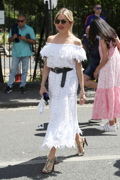 Sienna Miller Schools Everyone On the Wimbledon Dress Code