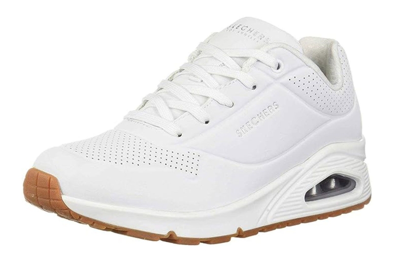 Skechers Street Uno Stand On Air Sneakers are designed with a cooling, ultra-cushioned memory foam that nurses swear by for 12-hour shifts. Shop these comfy sneakers for as low as $53 at Amazon ahead of Prime Day 2024.