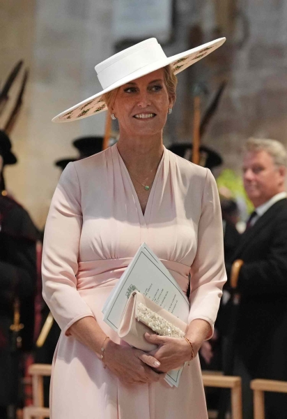 Sophie, the Duchess of Edinburgh, attended the Order of the Thistle on Wednesday while debuting a wedding anniversary gift from her husband, Prince Edward.