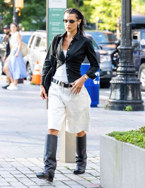 Styling shorts, whether denim cutoffs or biker shorts, isn't always easy. So we tapped experts and scoured celebrity street style for inspiration. Here are 14 outfits with shorts to try.