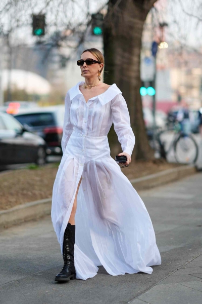 The naked dress trend shows no signs of slowing down. From sequins and shirts to boots and pants, there are plenty of ways to style them. Ahead, eight outfit ideas that will turn heads.