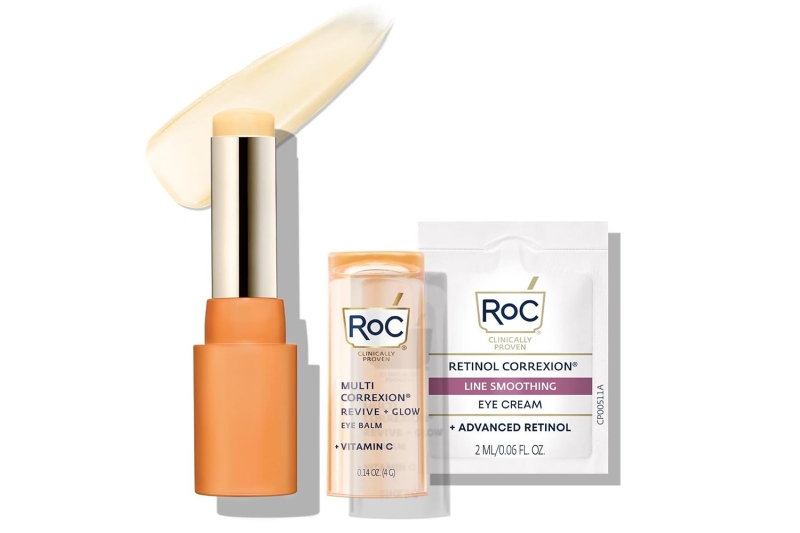 The RoC Derm Correxion Dual Eye Cream tightens lids and brightens under-eye darkness, per users, thanks to retinol and peptides. Sarah Jessica Parker uses the brand, and you can shop the eye cream for $30 at Amazon.