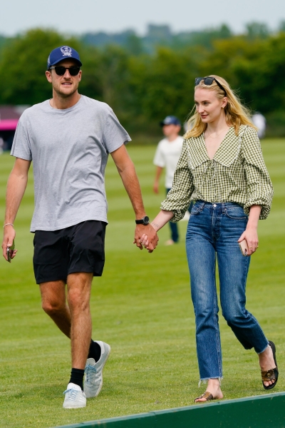 This Summer, Sophie Turner Is Dressing for Romantic Picnics, Polo and Piggyback Rides