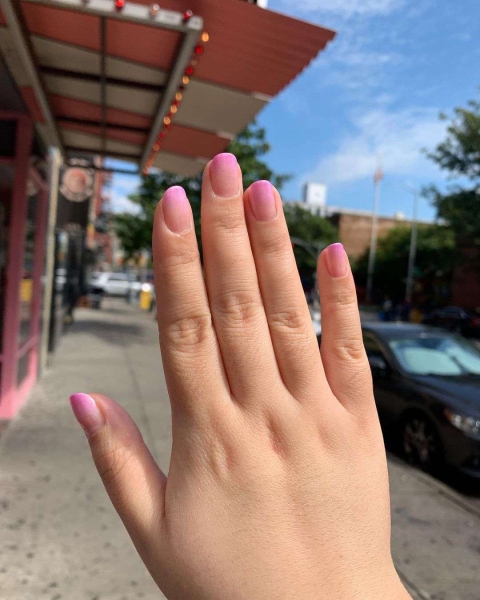 A classic French manicure never goes out of style, but that doesn't mean you can't switch it up by swapping out the traditional white for a more playful color.