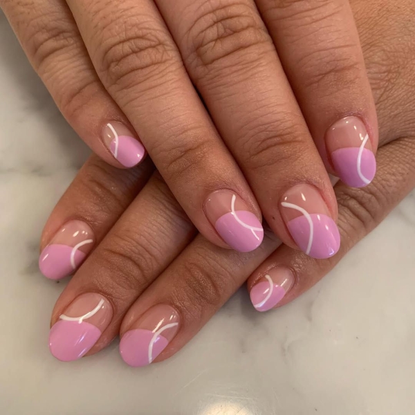 A classic French manicure never goes out of style, but that doesn't mean you can't switch it up by swapping out the traditional white for a more playful color.