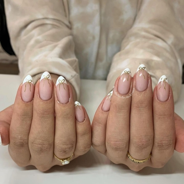 A French manicure is timeless, but a seasonal twist on the neutral look is always welcome. Come winter, cool metallics and warm, jewel-toned hues are extra fitting. Here are 10 seasonal variations to try.