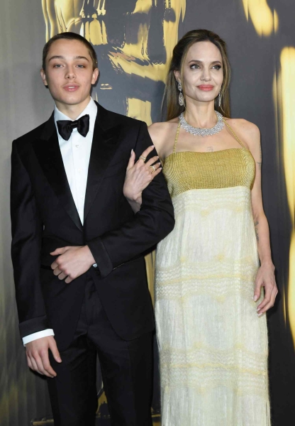 Angelina Jolie attended the 2024 Governors Awards in Los Angeles with her 16-year-old son Knox. See their cute mother-son moment on the red carpet, here.