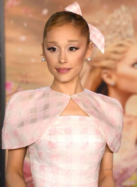 Ariana Grande's press tour for 'Wicked' continued with the Los Angeles premiere, where the singer and actor wore a sweet baby pink gown that had so many clever Easter eggs.