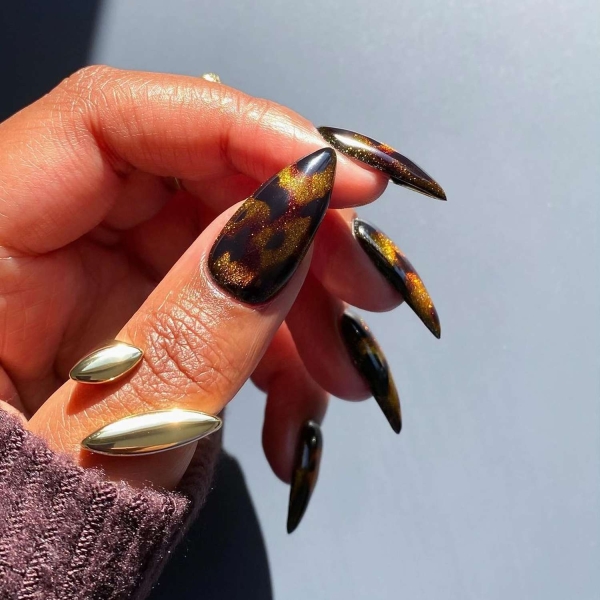 Autumn tones, animal prints, and foliage details are the easiest way to elevate manicures for the November. Here, explore over a dozen November nail ideas.