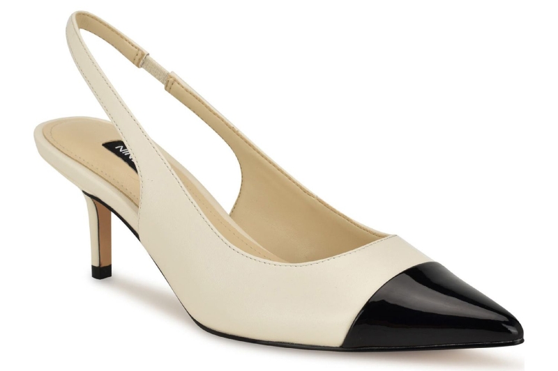 Demi Moore wore elegant black-and-white slingback kitten heels that featured a stylish cap-toe design. Shop eight lookalike styles at Nordstrom, Amazon, and more, starting at $32.