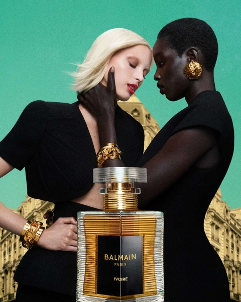 Designer Olivier Rousteing discusses the launch of Balmain Beauty and the Les Éternels de Balmain luxury fragrance collection.