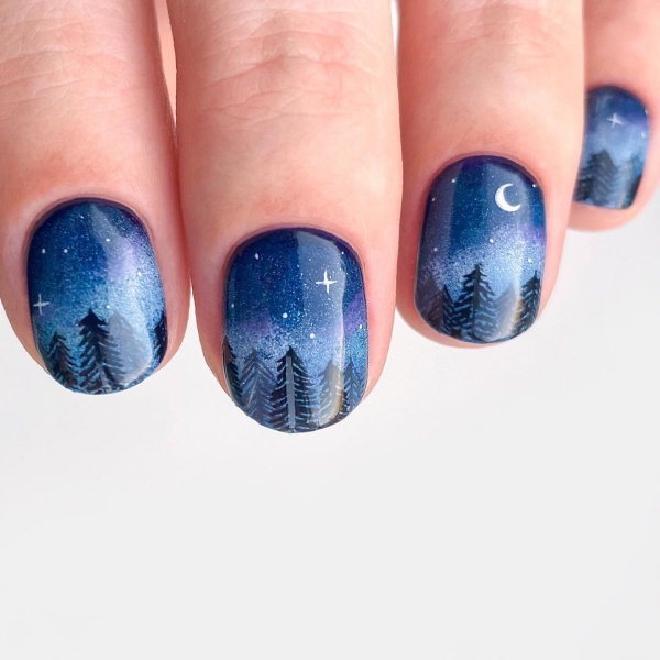 Embrace winter nail designs by incorporating elements like cool-toned colors and cable-knit textures. Scroll through 50 inspirational photos here.