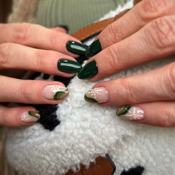 Embrace winter nail designs by incorporating elements like cool-toned colors and cable-knit textures. Scroll through 50 inspirational photos here.