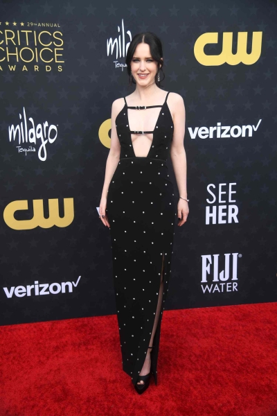 From sizzling Versace numbers to striking Sergio Hudson gowns and suits, she’s always pulling out all the stops. Here are Rachel Brosnahan's best red carpet looks.