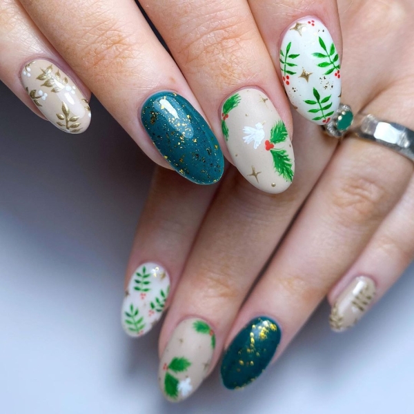 If you're craving an interesting Christmas nail design with nary a reindeer or snowman in sight, you've come to the right place. Scroll through 60 different festive yet stylish nail looks here.