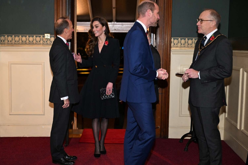 Kate Middleton pulled out her sapphire engagement ring for the first time in almost a year for Remembrance Day. See her full look, here.