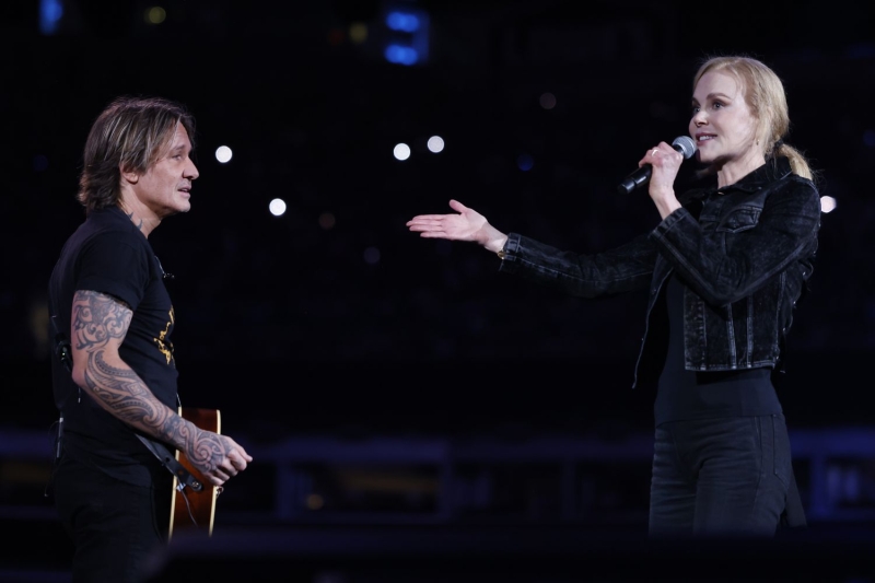 Nicole Kidman wore a black double denim look while out with her husband, Keith Urban, on his birthday.