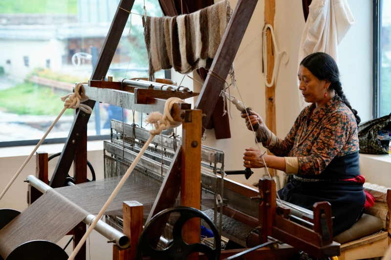 On the Tibetan Plateau, Meet the Mother-Daughter Duo Spinning Sustainable Designs From Yak Wool