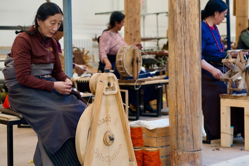 On the Tibetan Plateau, Meet the Mother-Daughter Duo Spinning Sustainable Designs From Yak Wool