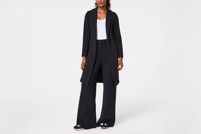 Oprah’s favorite brand Spanx released a new outerwear collection that features a reversible suede jacket, a vest with a genius detail, a classic black coat, and more fall and winter wardrobe staples.