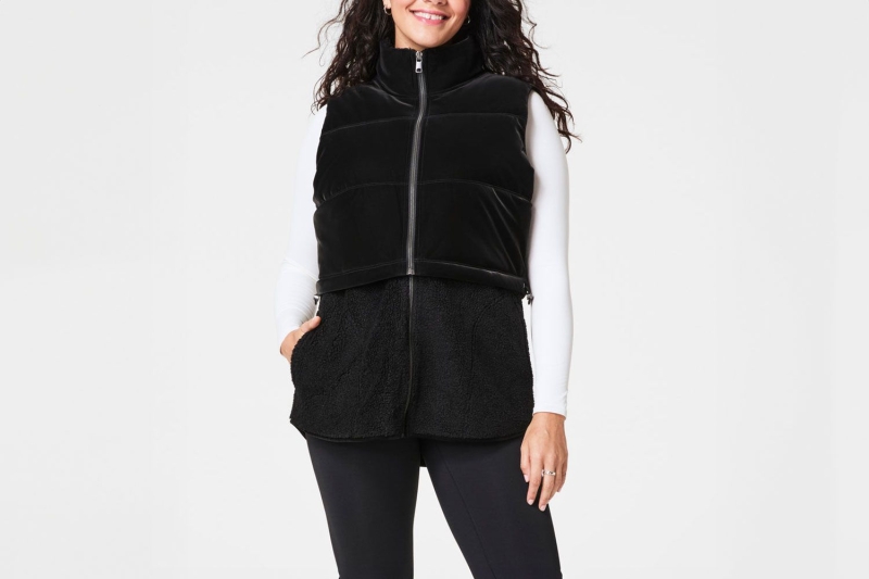 Oprah’s favorite brand Spanx released a new outerwear collection that features a reversible suede jacket, a vest with a genius detail, a classic black coat, and more fall and winter wardrobe staples.