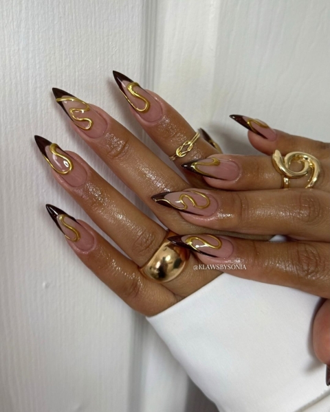 Scorpios are mysterious, passionate, magnetic, and ambitious. So to honor the sign through a manicure, the look should be anything but simple. Here are 20 befitting looks.