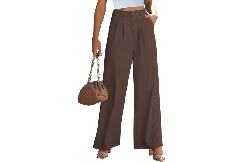 Sofia Vergara recently wore wide-leg trousers, which are a comfortable alternative for jeans this fall. An InStyle writer found six similar pairs of pleated trousers on Amazon, starting at just $30.