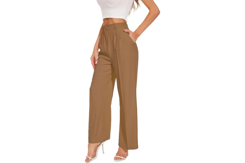 Sofia Vergara recently wore wide-leg trousers, which are a comfortable alternative for jeans this fall. An InStyle writer found six similar pairs of pleated trousers on Amazon, starting at just $30.