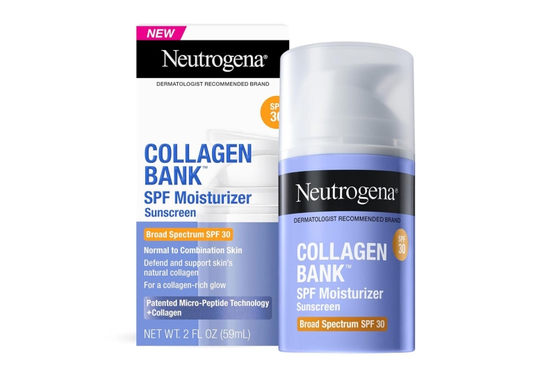 The Neutrogena Collagen Bank Face Moisturizer is on sale for $21 at Amazon, where shoppers with mature skin say it plumps, lifts, and firms skin to deliver a more youthful appearance. Peptides and SPF 30 are two key anti-aging ingredients in the formula.