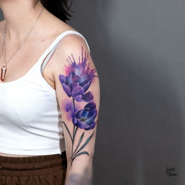 Watercolor tattoos are inspired by the painterly technique. Here are 59 beautiful watercolor tattoos to inspire your next ink.