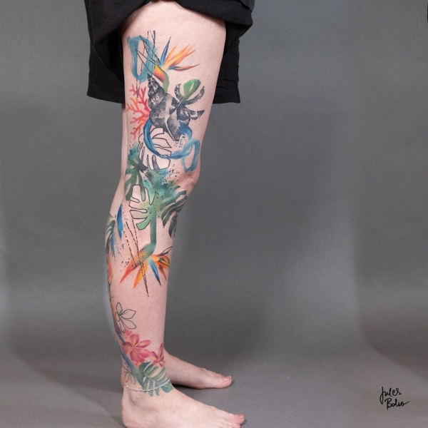 Watercolor tattoos are inspired by the painterly technique. Here are 59 beautiful watercolor tattoos to inspire your next ink.