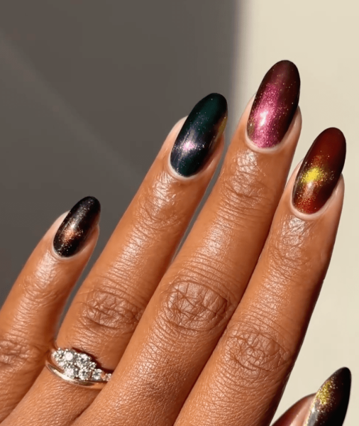 We’ve curated 20 dazzling manicure ideas in shimmery, jewel-toned, and light-inspired hues perfect for Diwali.