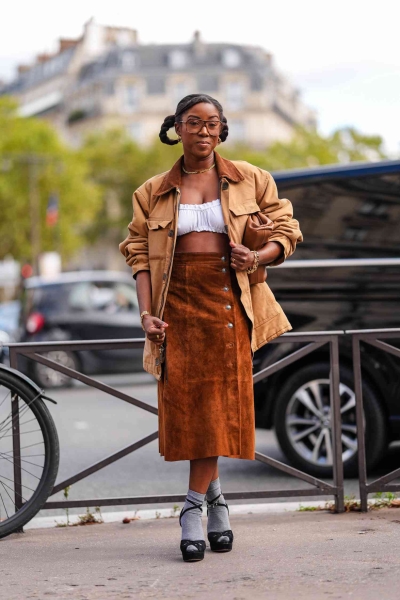 Whether it's a classic bag or boot, a trendy jacket, or even a pretty skirt, suede is the best material for fall and winter. Here are some fun ways to wear and style it.