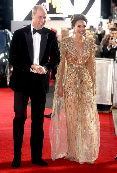 Ashley Biden recreated one of Kate Middleton's most iconic style moments by wearing the same plunging Jenny Packham gown that the royal wore to the 'No Time to Die' premiere in 2021. See how the first daughter styled the same dress, here.