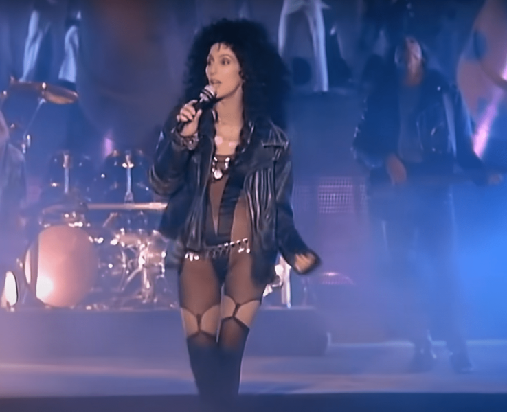 Cher wore a sheer bodysuit in the music video for her 1989 hit "If I Could Turn Back Time." The look sparked controversy in more ways than one and even "embarrassed" designer Bob Mackie.