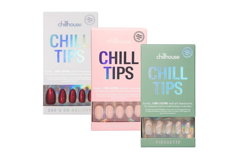 Oprah’s favorite press-on nails are from beauty writer-approved brand Chill Tips. Shop her three favorite sets for $48, or individual styles for $16 each, at Amazon.