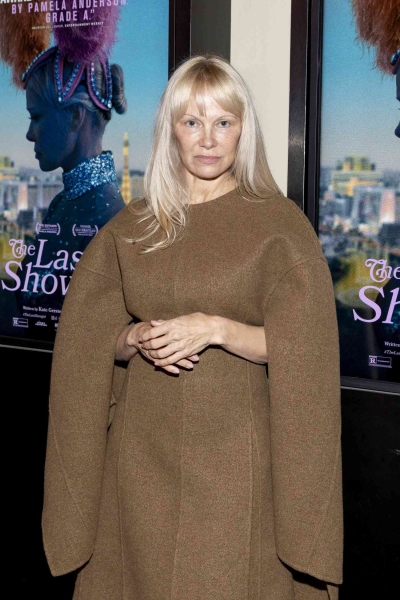 Pamela Anderson attended SAG-AFTRA special screening of her latest film The Last Showgirl at Pacific Design Center in Los Angeles, where she debuted a new set of winter-approved bangs. See her new look, here.