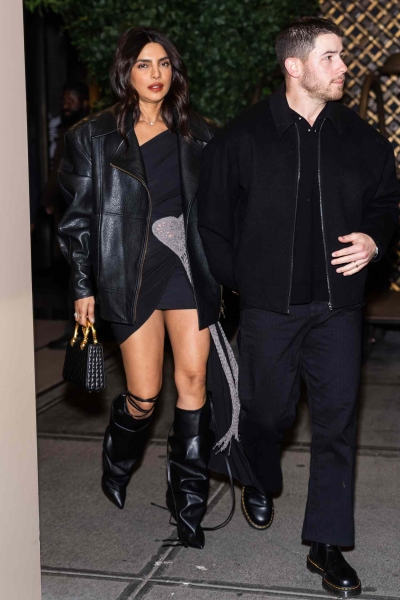 Priyanka Chopra and Nick Jonas celebrated their six-year wedding anniversary with a night out in New York City. See Priyanka's polarizing boots, here.