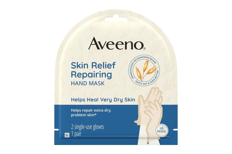 Shoppers swear by the Aveeno Skin Relief Repairing Hand Mask to soften and moisturize dry skin. The hydrating and smoothing hand treatment is on sale at Amazon for just $4 during Cyber Week.