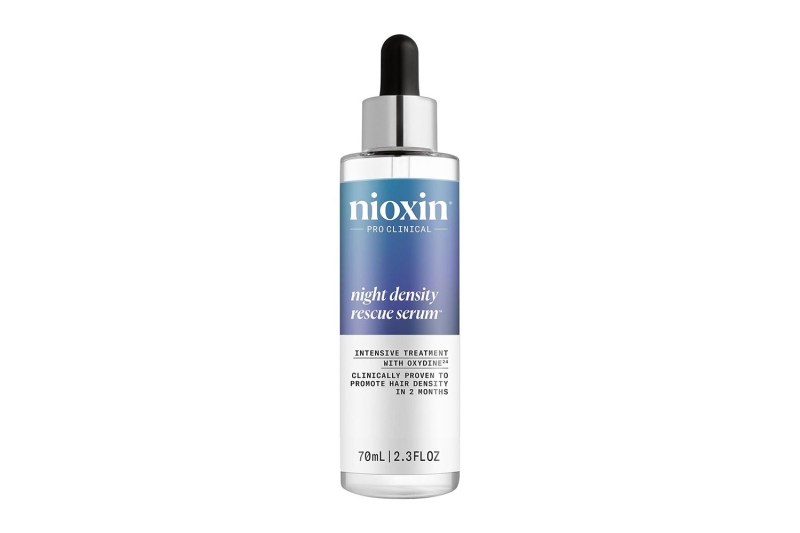 The Nioxin Density Rescue Serum is an overnight thickening solution that regrows hair and reduces shedding. The $50 formula hails from a brand Alyssa Milano has used and is a fan-favorite at Amazon.