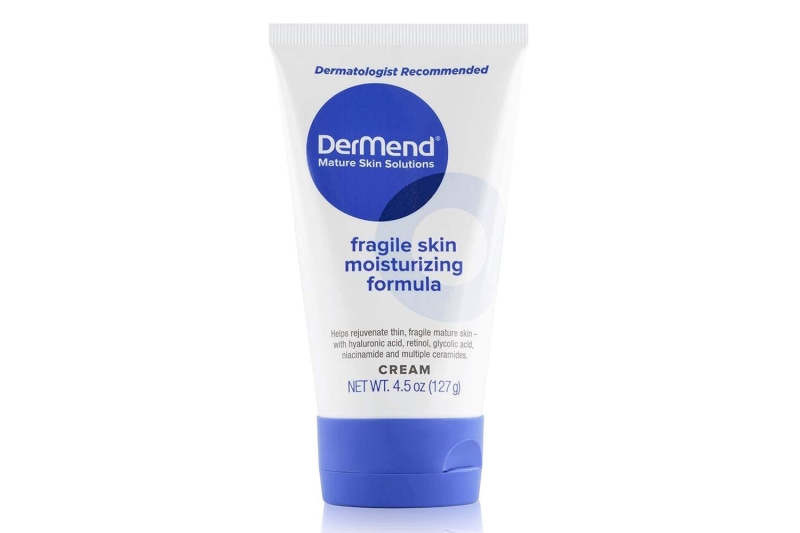 Thousands of shoppers say Dermend’s Fragile Skin Moisturizing Cream tightens and smooths crepey skin. Shop it for $27 on Amazon.