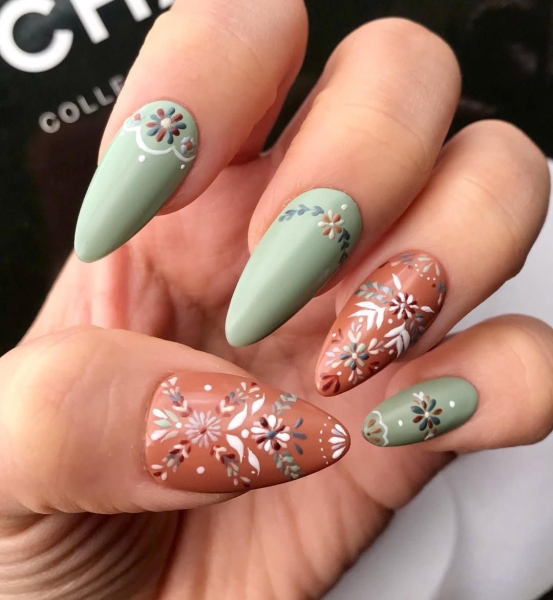 Winter is the time for getting cozy, from your head to your toes. Cozy sweater-inspired nail designs fit the bill. But just as there are many sweaters designs on the racks, there are also many sweater designs in the nail salon. Browse 20 options, here.