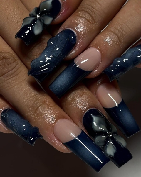 Aquarius season is upon us! For a celebratory manicure, consider shades of blues and purple, plus motifs that lean toward water and air. Scroll through 17 gorgeous Aquarius nail designs here.